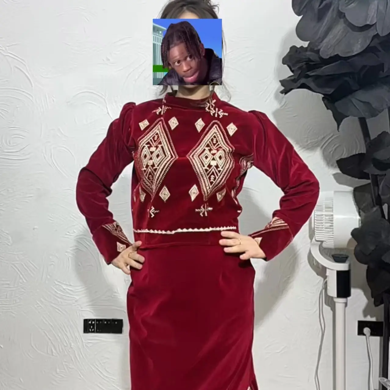 新中式国风红色马面半裙套装秋冬气质时尚