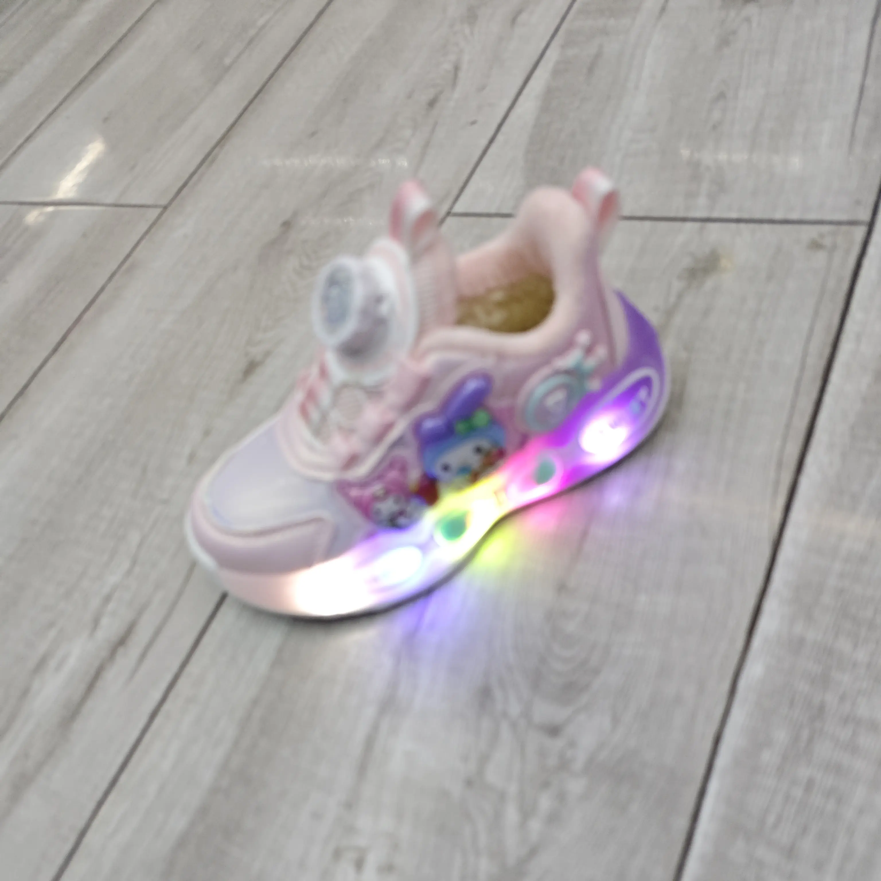 春秋透气防滑女卡通风运动鞋小童女童女宝童鞋