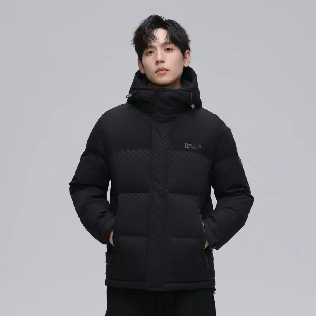 希拉顿男士冬季时尚休闲羽绒服82626