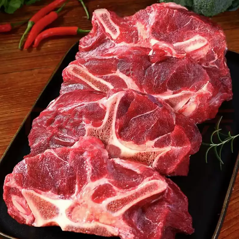 新疆小褐牛满肉牛脖骨5斤装