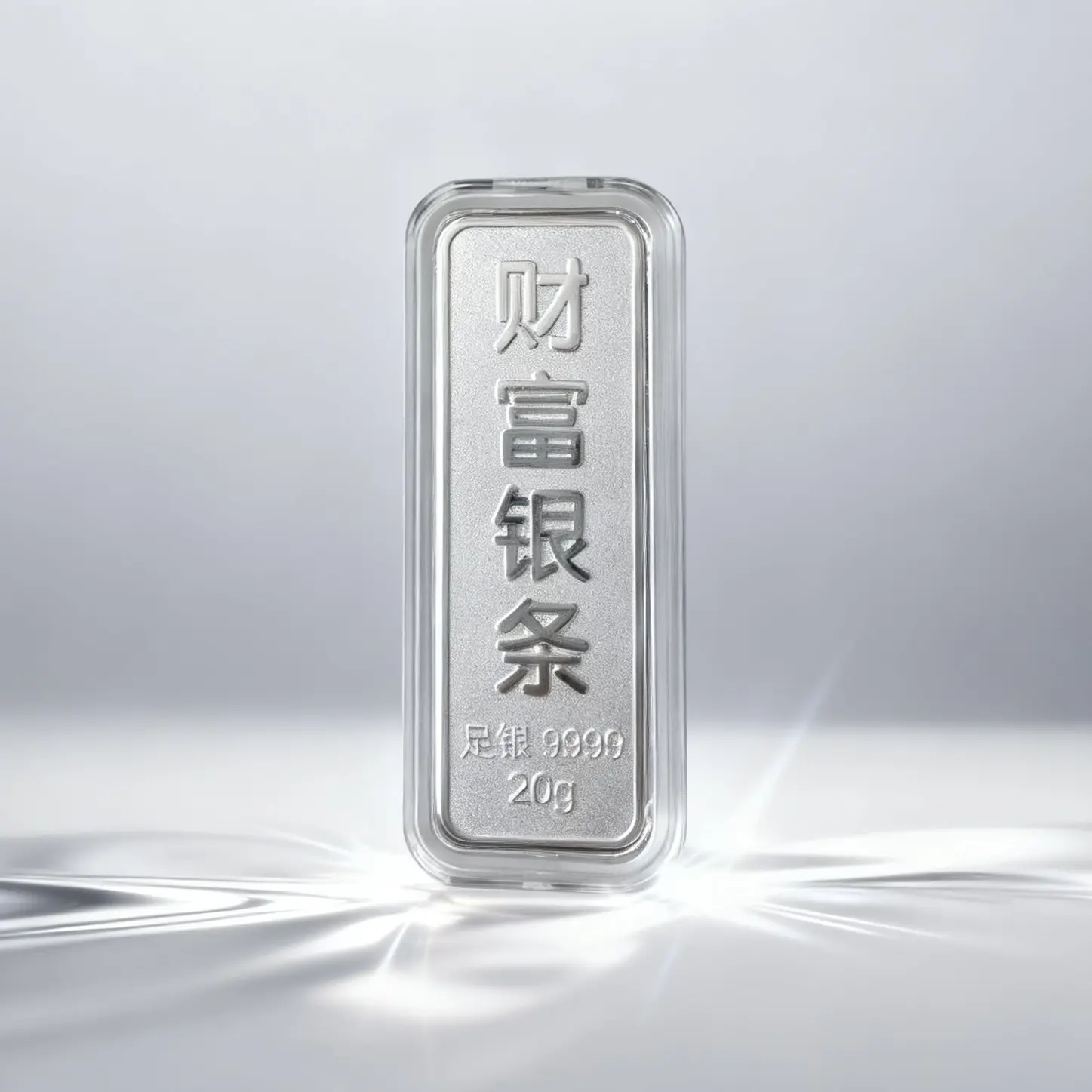 足银999.9财富银条收藏送礼佳品5克财富银条