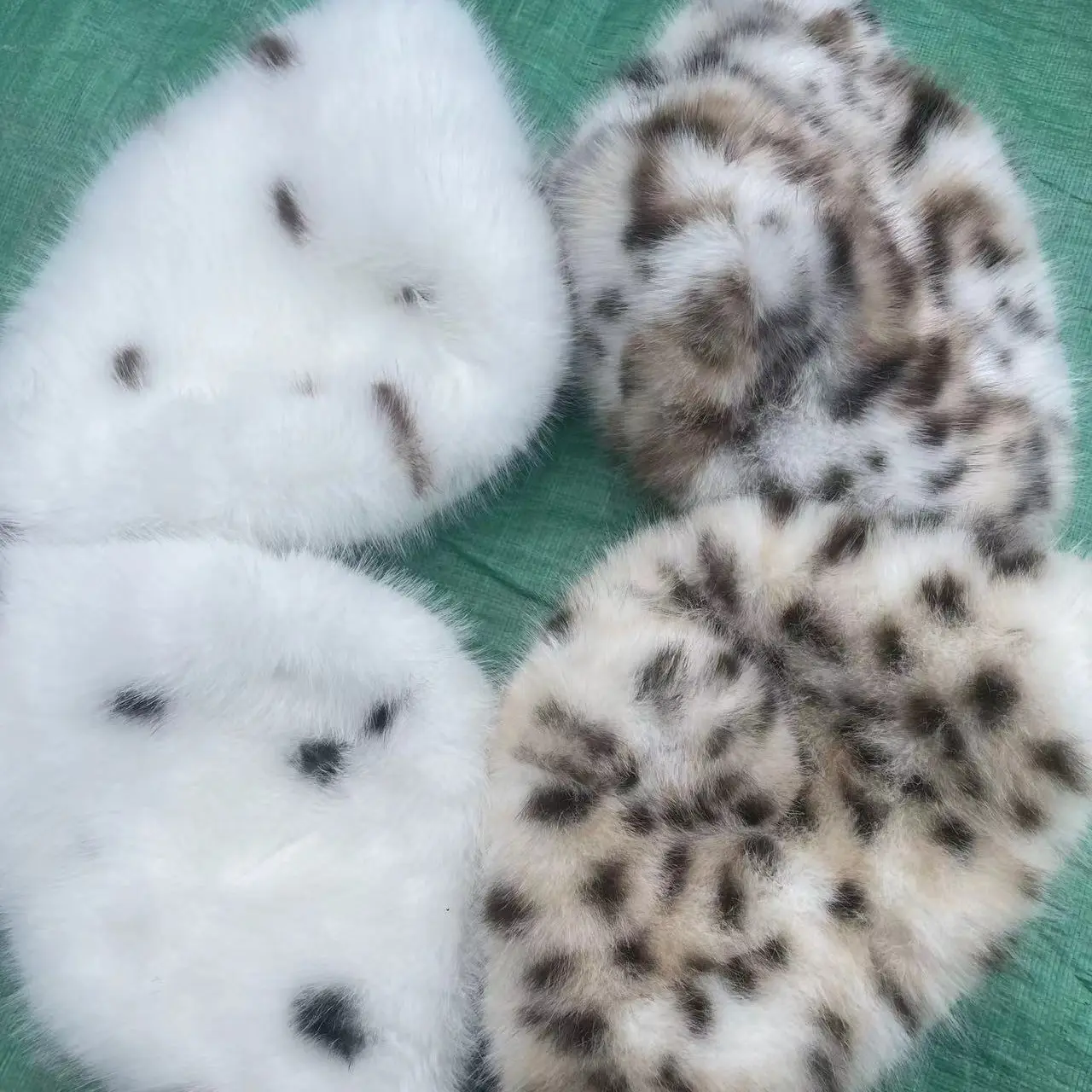 女款秋冬仿狐狸毛白色加厚保暖防风百搭渔夫帽