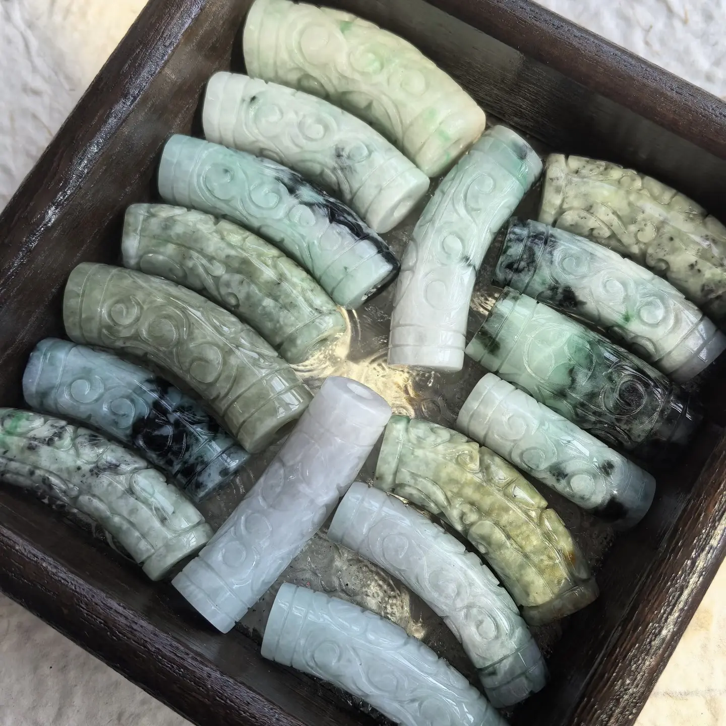 A101-A150天然水晶/玛瑙/翡翠手工珠宝配件 多样性