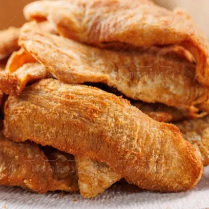 青岛特产脂渣崂李家手切瘦肉片筋道有嚼劲解馋解腻不长肉开袋即食休闲小零食