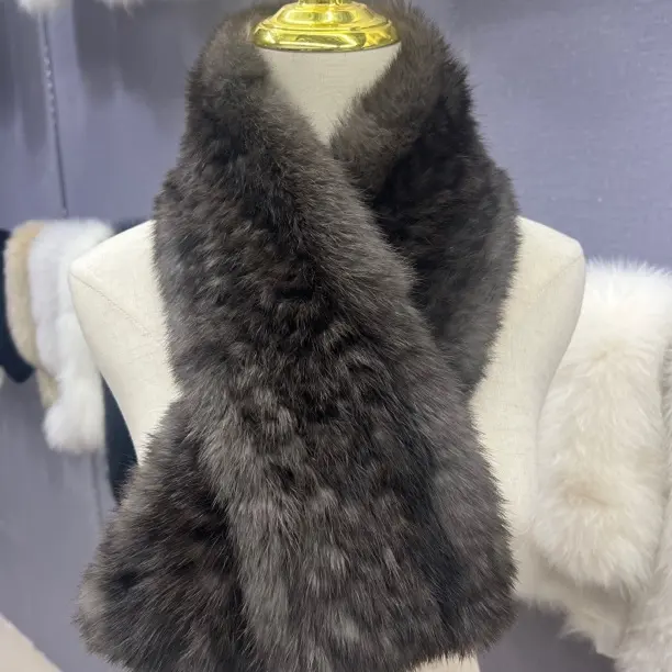 双面加厚女士秋冬保暖围巾