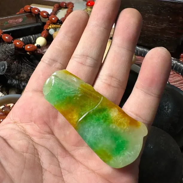 冰润无相观音手工精雕