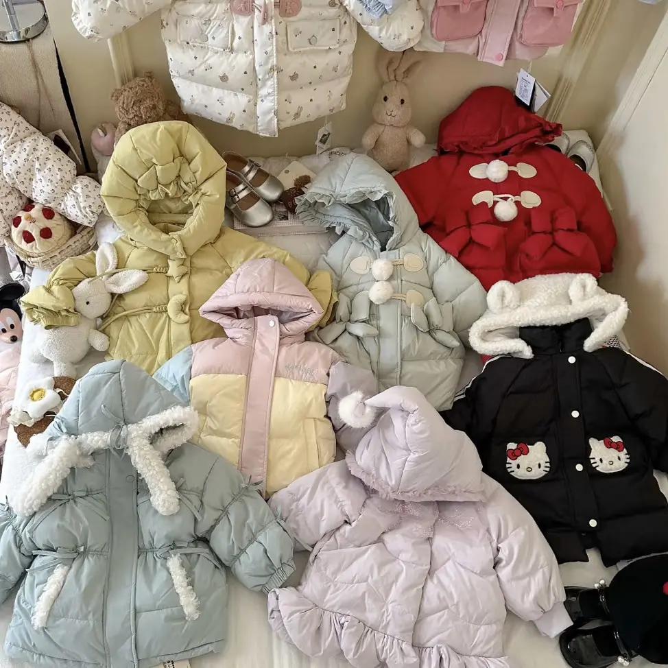 下单备注【编号】新款童装90白鸭外套棉服专用链接