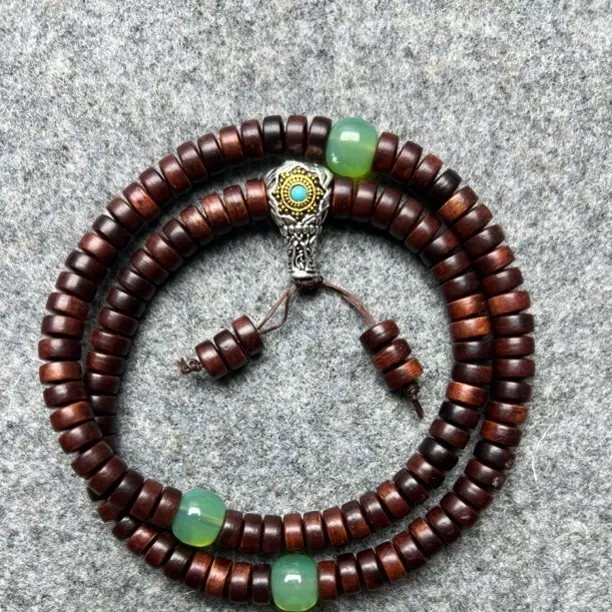 4*7黄花梨药片珠108颗珠手串