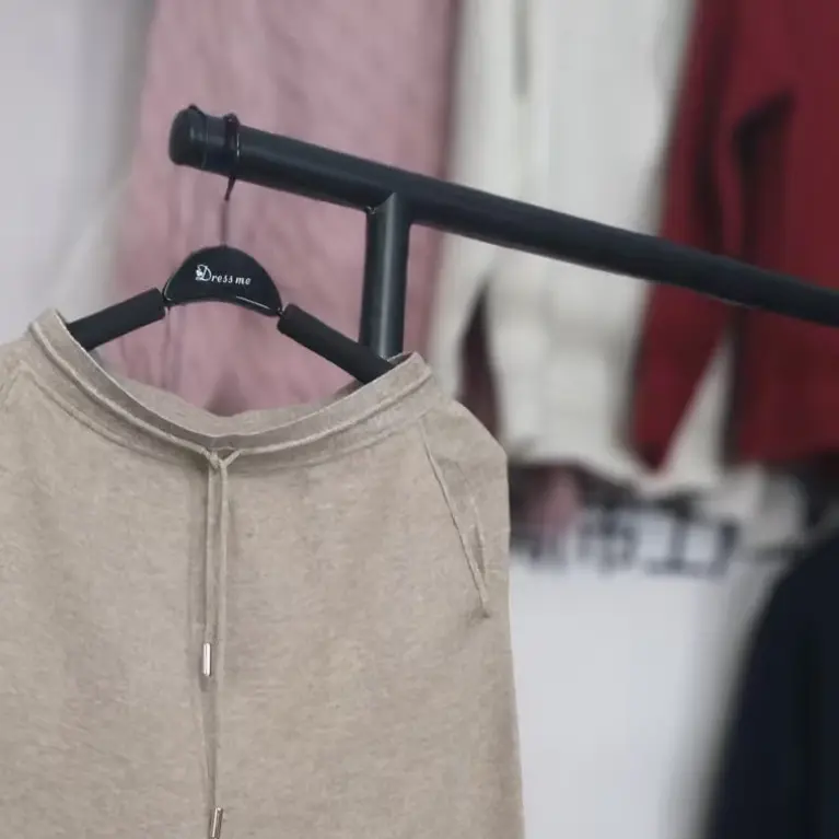 秋冬粗针华绒羊毛显瘦女款休闲阔腿裤针织羊绒