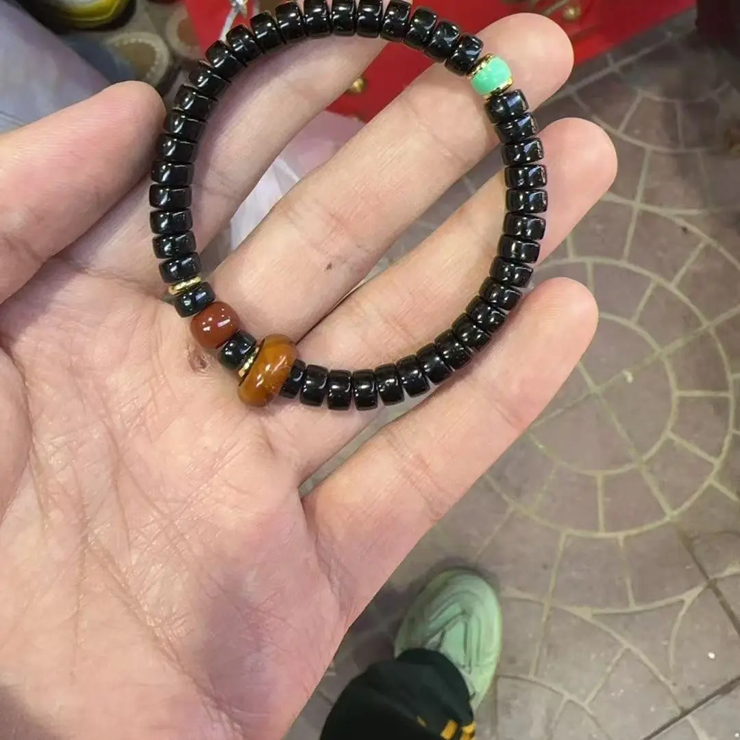 YD012耶蒂药片设计师款单圈手串