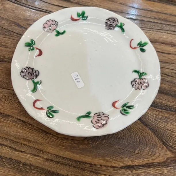 收藏手工陶瓷手绘小盘