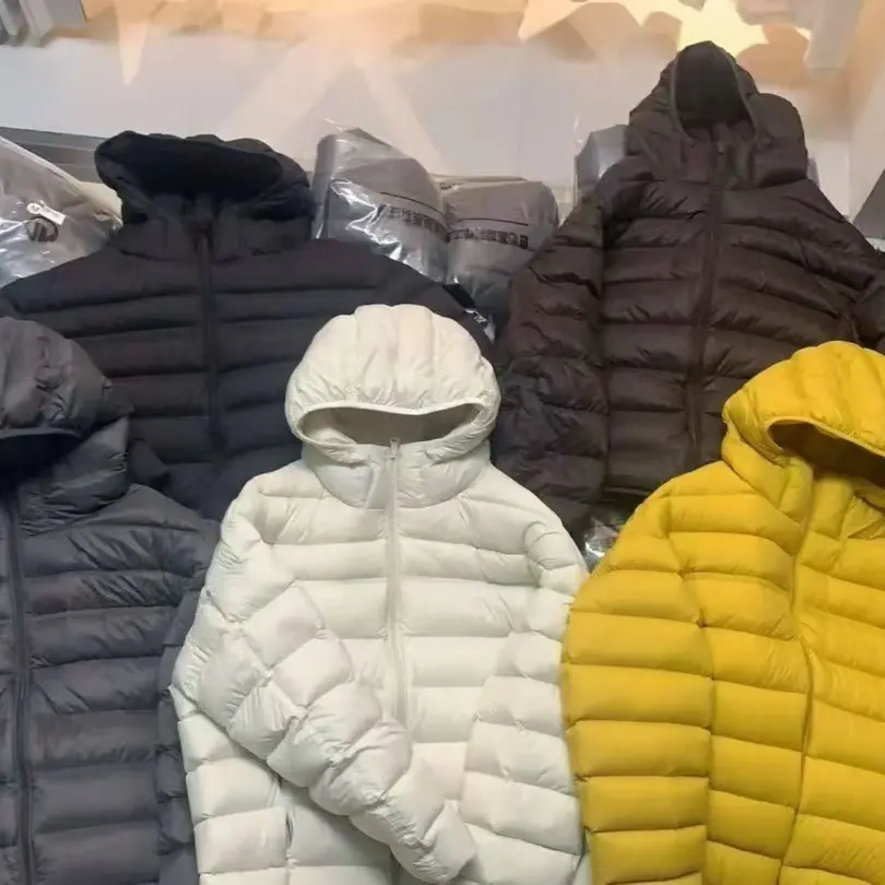 梦小小女装排骨羽绒服2025冬季新短款连帽轻薄保暖时尚洋气厚外套