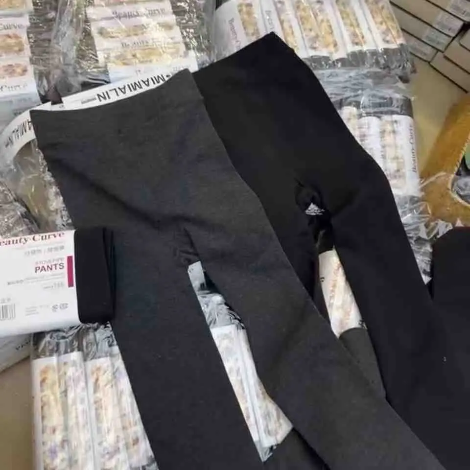 蛋白绒发热加绒加厚瘦瘦裤保暖百搭可外穿