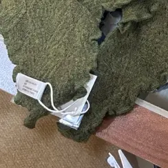 韩系复古木耳边羊毛三角巾围脖披肩秋冬保暖百搭