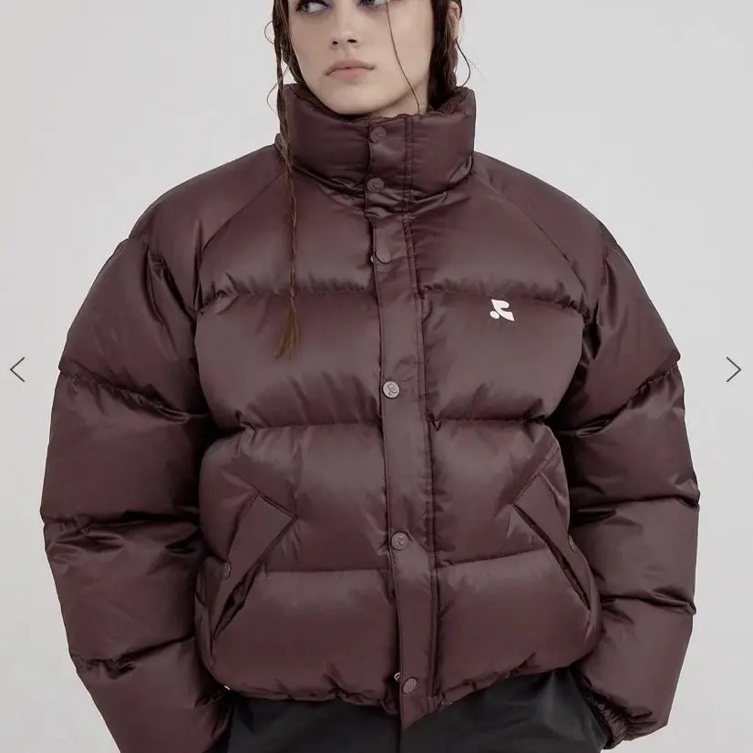 美拉德立领白鸭羽绒服外套