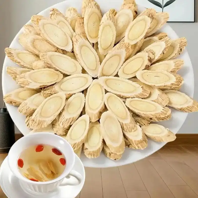 正宗黄芪切片可泡水泡酒煲汤营养足
