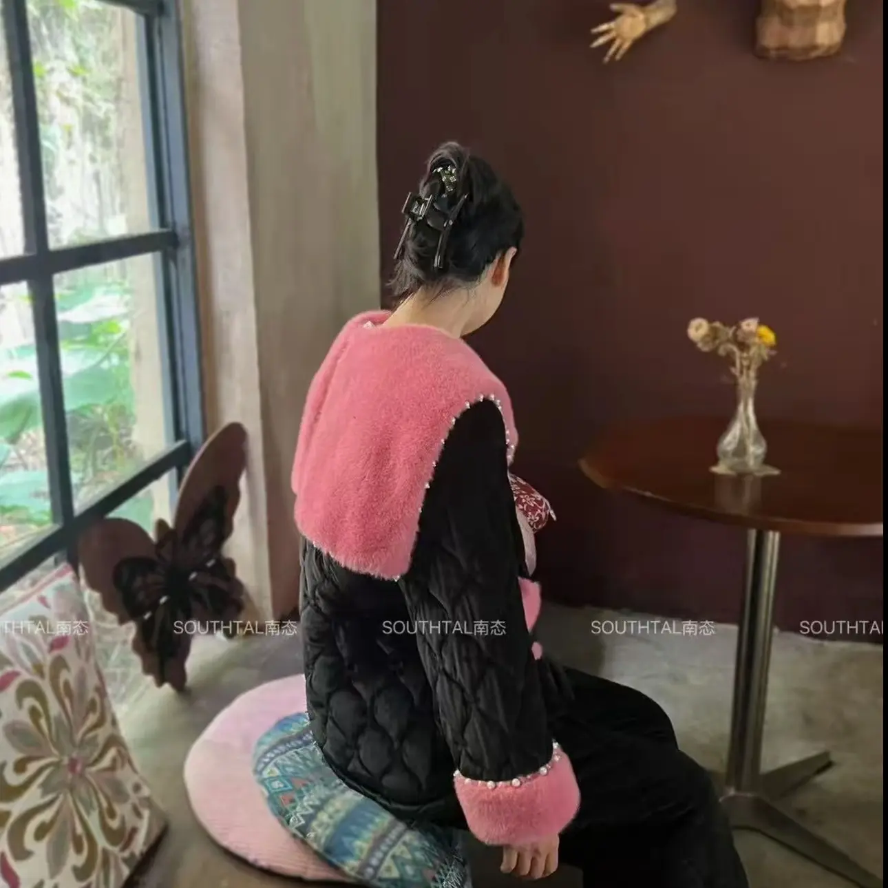 南态，忆往昔，原创家居服套装，加绒，加厚，可外穿冬季