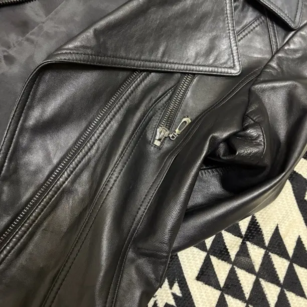 加棉短款宽松真皮毛领女式机车皮夹克【以直播间过款为准】主播喊谁