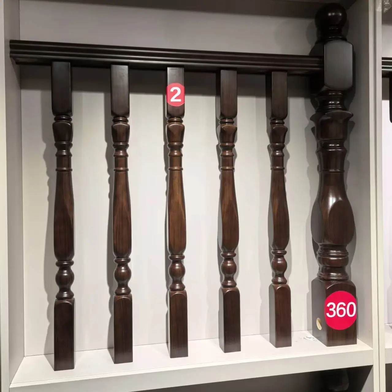 泰橡原木2号柱原木烤漆