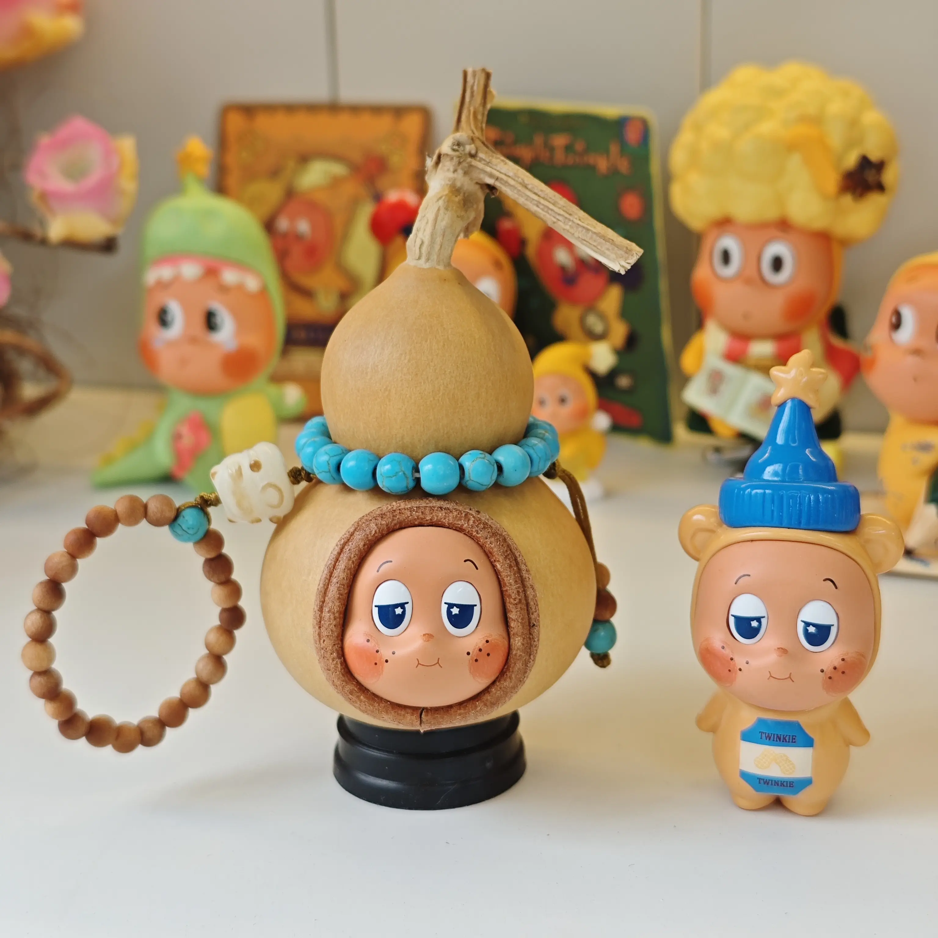 天然手工可爱表情葫芦 超萌文玩挂饰创意礼品