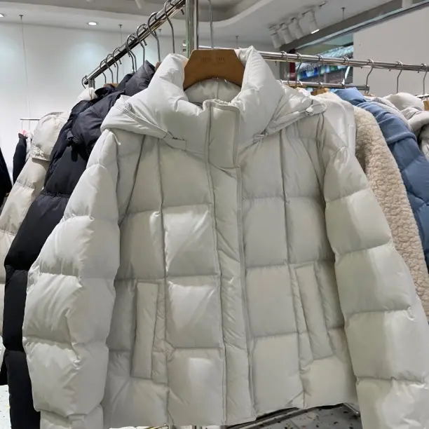 香港一诺新国标90白鸭绒7115冬季新款连帽可拆三防羽绒服