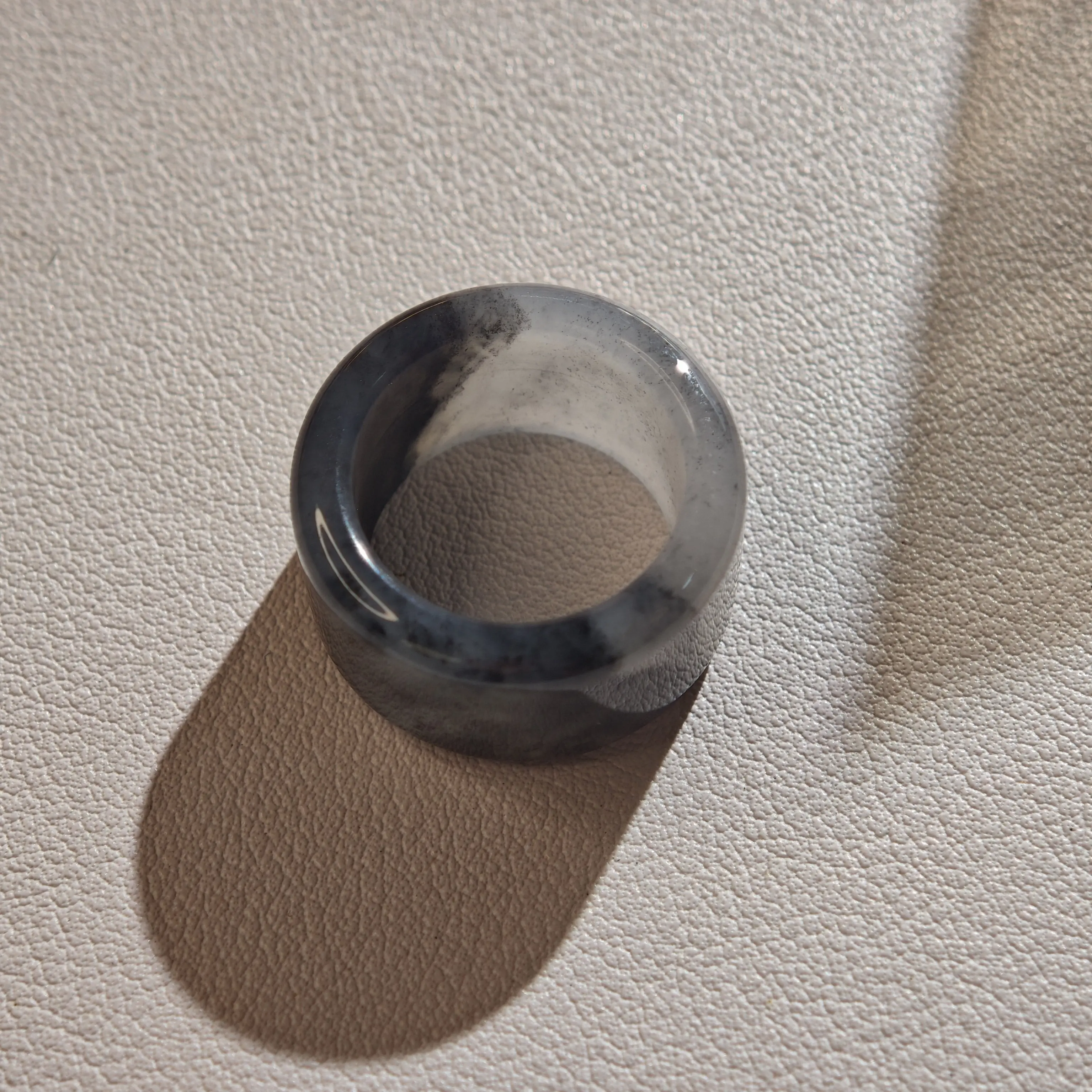 和田玉青花戒指《多样性发货拍一发一》拍下备注尺码