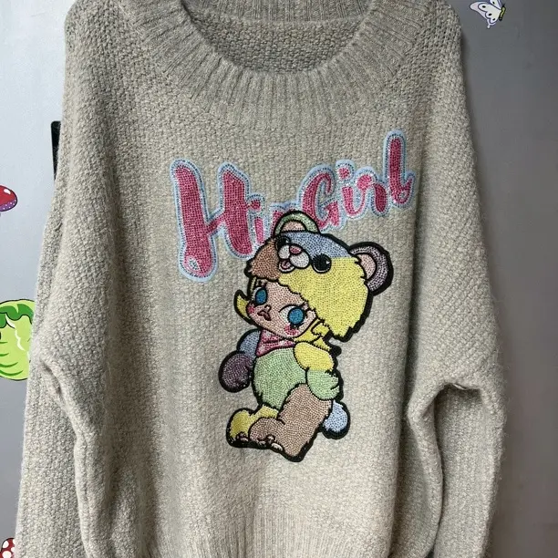 圆领毛针织衫秋季御姐风针织衫时尚韩版灰色女装