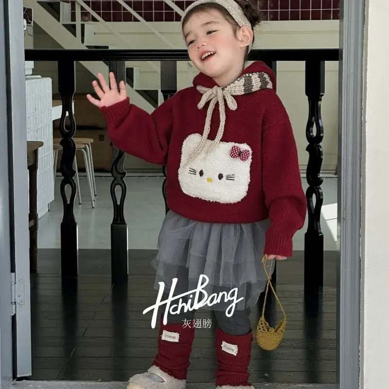 【加绒加厚】女童冬季新款韩系保暖外穿百搭时尚拼接打底裤冬装