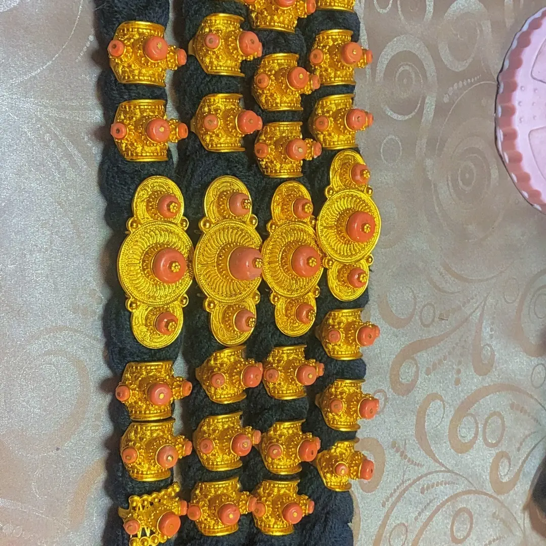 嘉绒头帕配饰7个一套小号