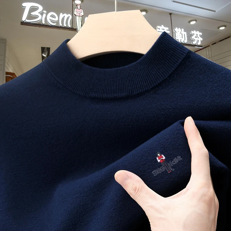 港口尾货【限购2单·100%山羊绒】欧洲轻奢秋冬男士可机洗羊绒针织衫