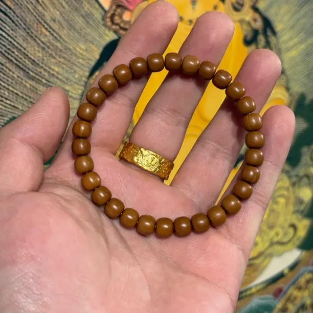 『九竹•老型』全品无暇猴头手串 S级