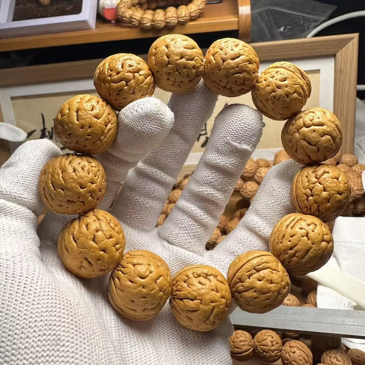 《正能量精品》正宗156桃核41盘锦38野生282尺寸1