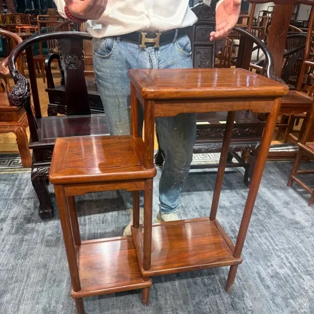 中式多层落地花架室内室外通用可置物摆放花盆