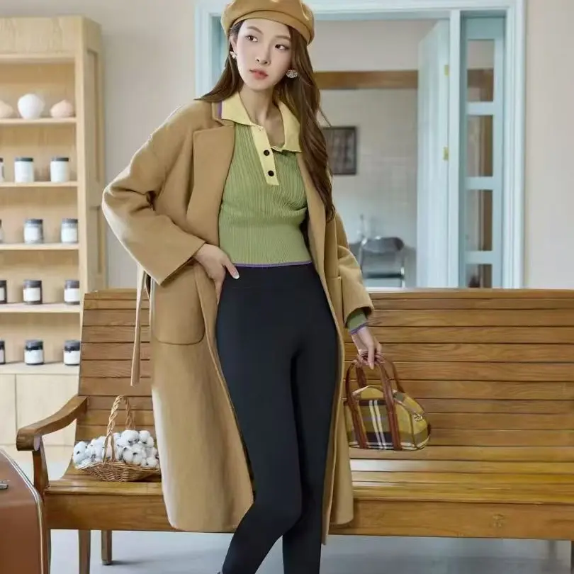 2562  厚款保暖修身鲨鱼裤芭比打底裤