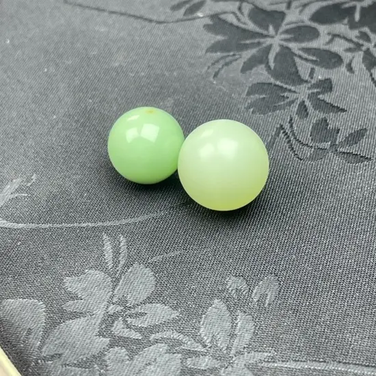 天然原矿缅黄专柜正品圆珠