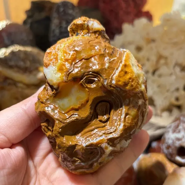 阿拉善原石家居摆件可把玩手把件