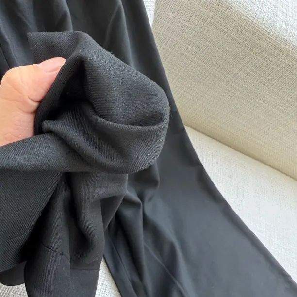 百搭原创下垂感直筒羊毛空气裤