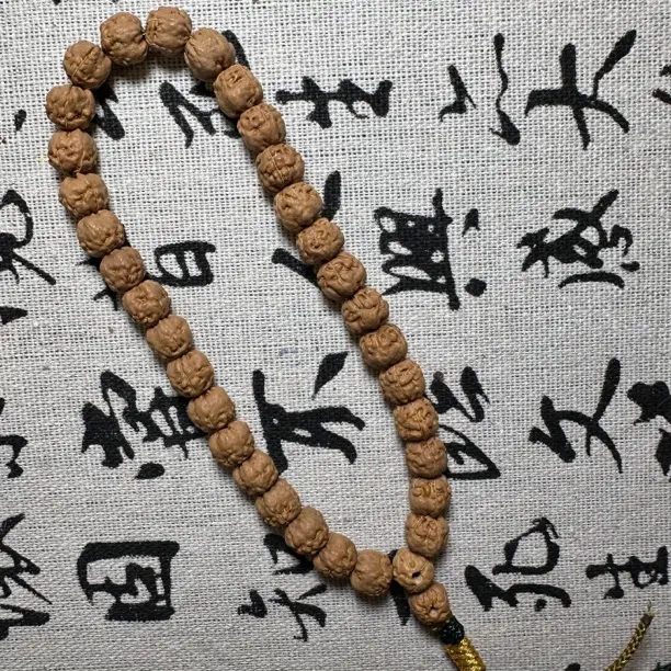 【玩古】原桩佛手五爪金龙小金刚菩提手持