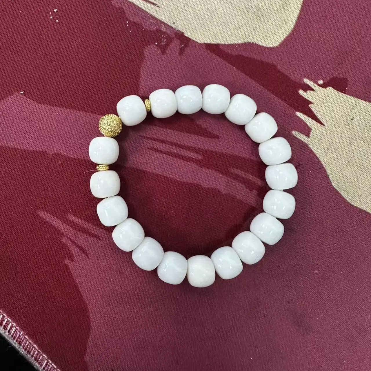 和田玉手串  高端大气