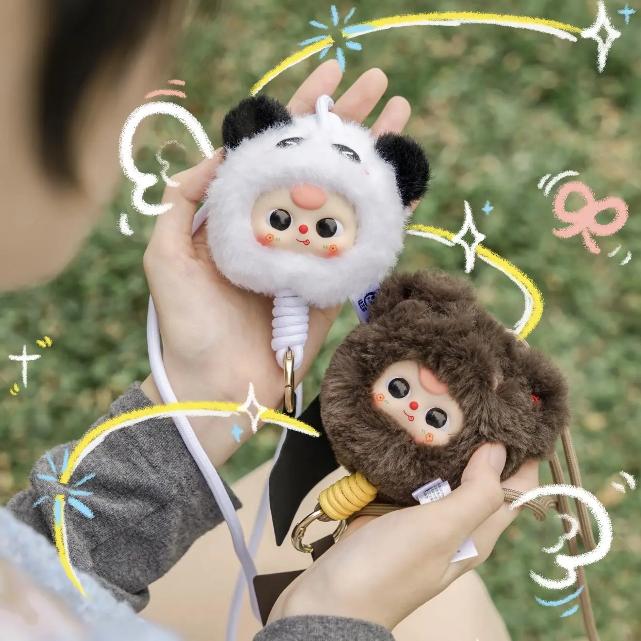 【正品】娃三岁手机挂绳
