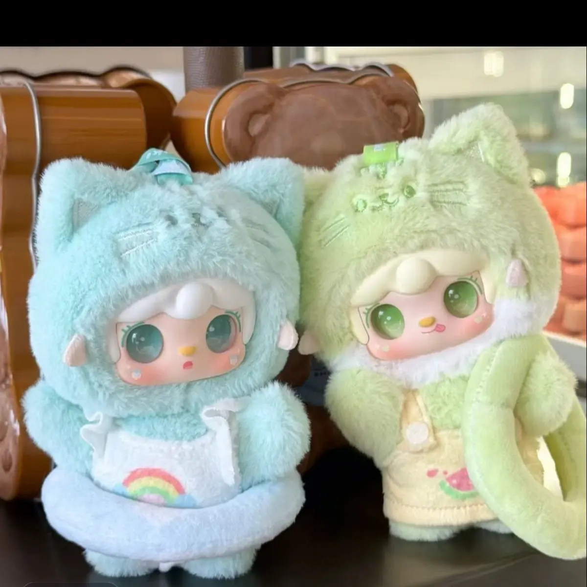 yooki氧氧喵喵夏日派对潮玩盲盒毛绒玩偶挂件女生日礼物