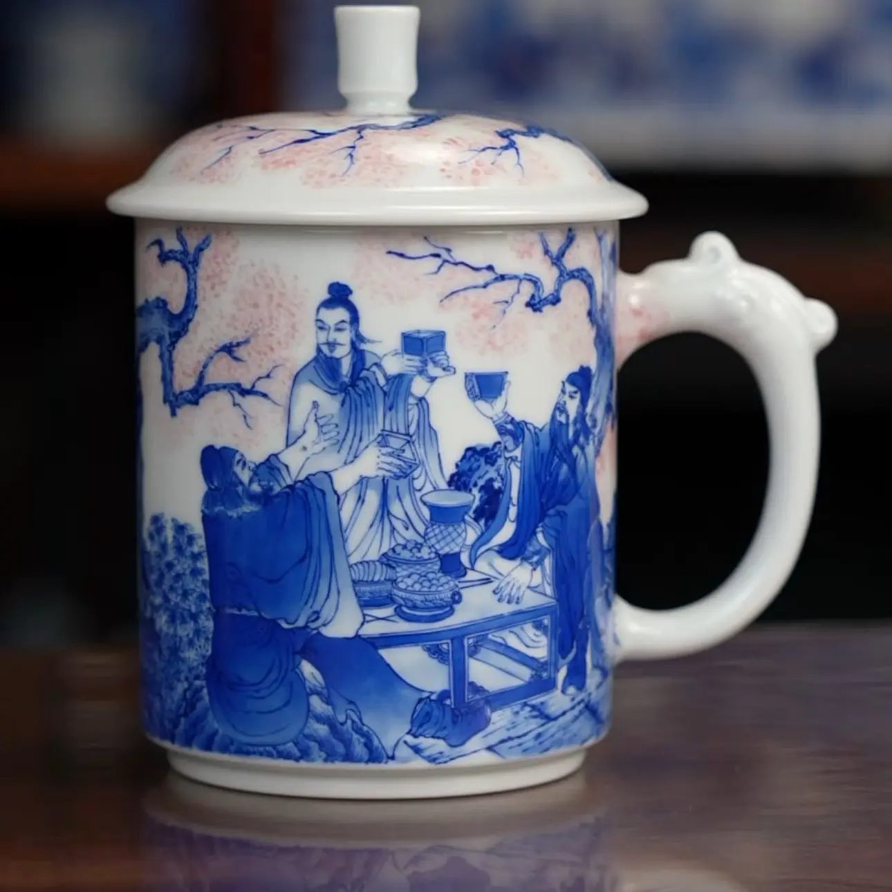 原九段王牌画师沈燕鸿老师桃园三结义老板杯