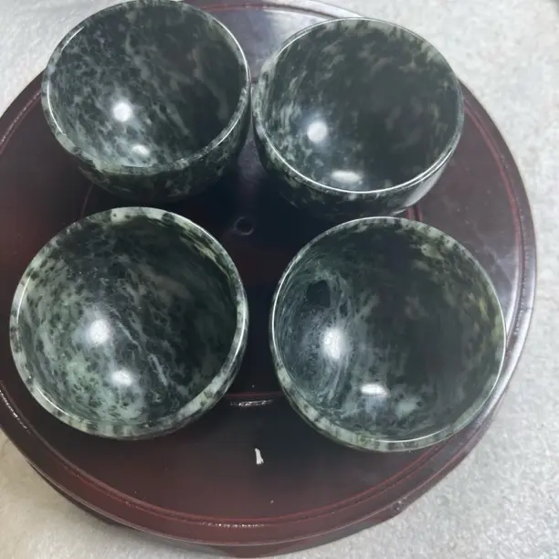 四大名玉南阳独山玉酒具日常家用酒杯一个