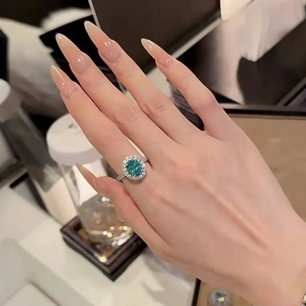 925帕拉伊巴【下单备注圈口号，默认开口，可改闭口需联系客服定制】