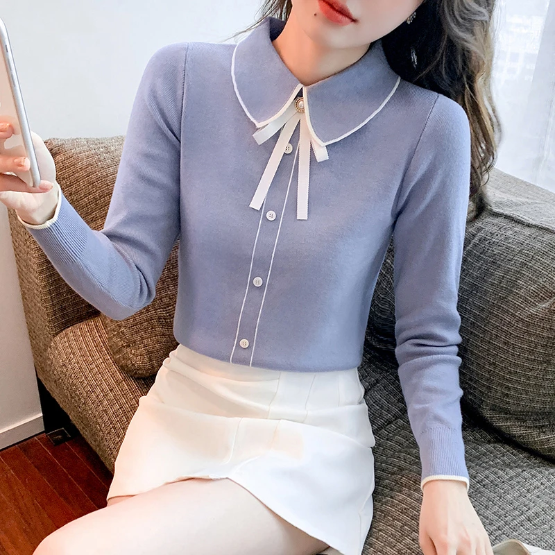 女李款长袖针织衫-M123