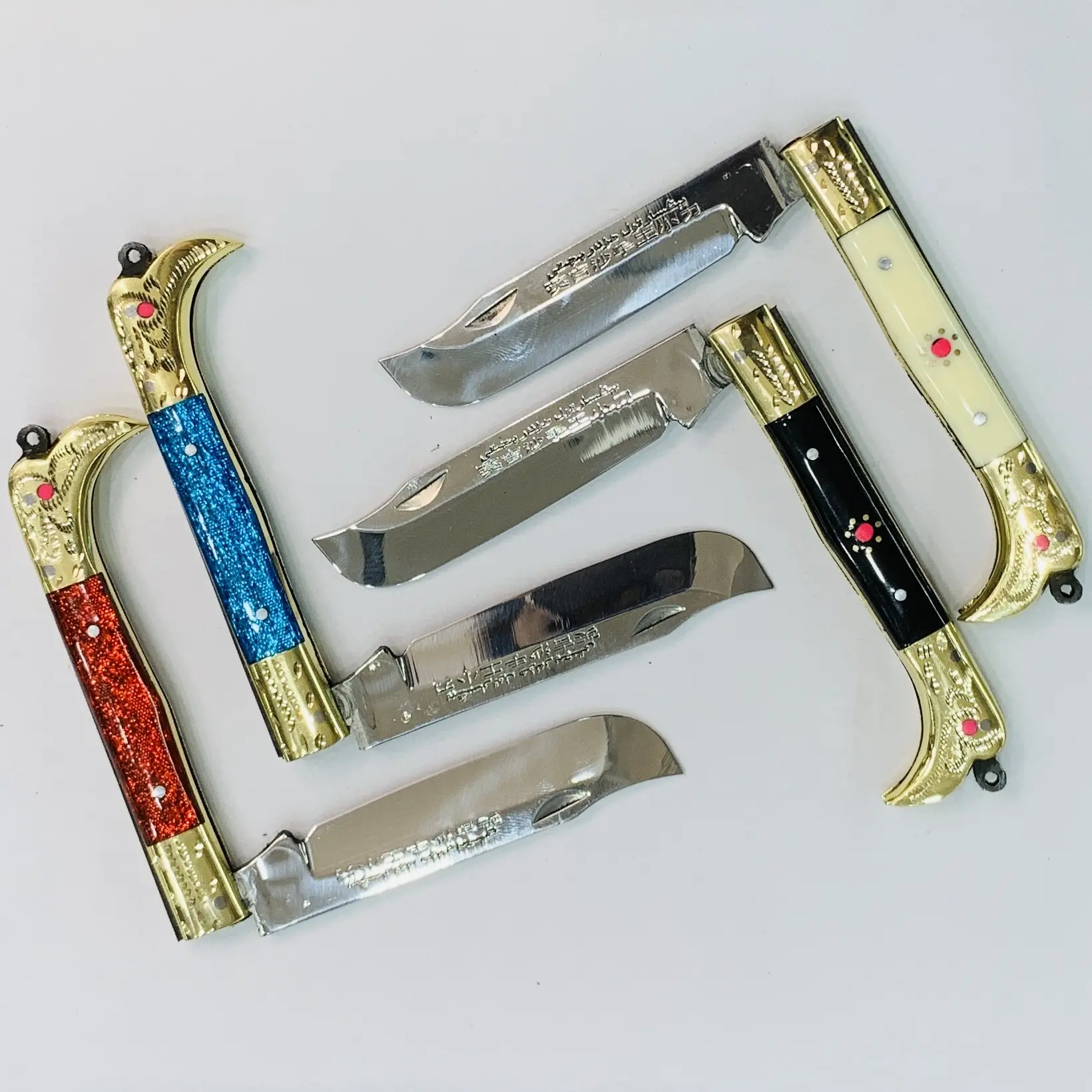 靴子形折叠小刀迷你便携可挂钥匙切水果刀多功能随身小刀