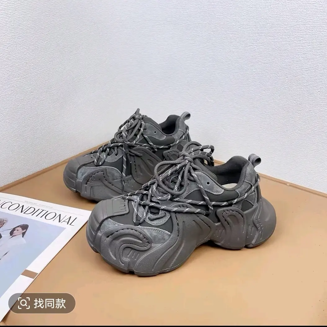 老爹鞋厚底防滑轻便软底增高百搭休闲运动鞋女鞋ins潮鞋5928