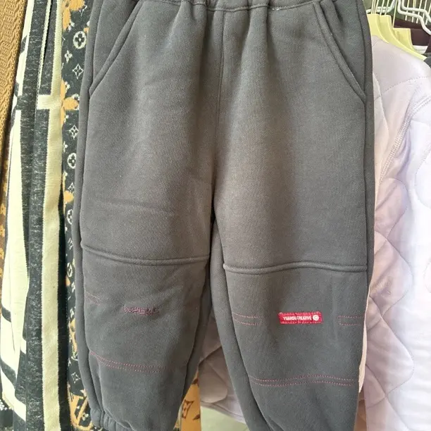 儿童冬季加绒加厚个性休闲长裤中大童外穿不臃肿