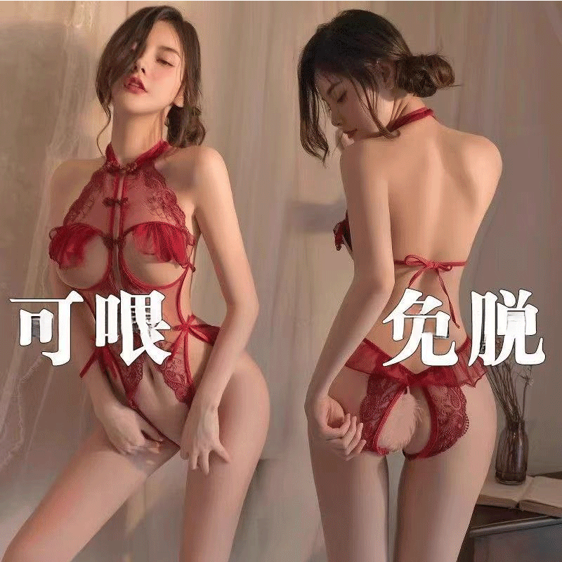 甜甜Stu/性感娇妻镂空睡裙辣妹魅力纯欲约会睡衣
