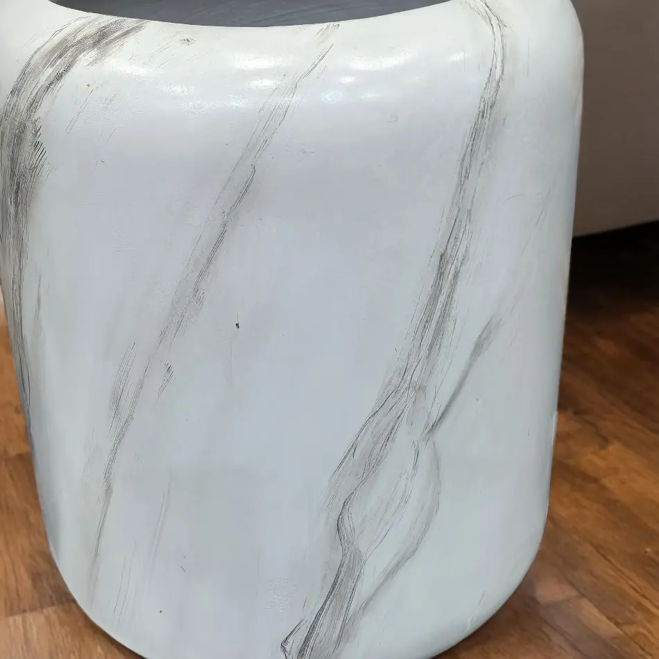 白色简约大口径花盆客厅家用轻奢风绿植盆栽专用盆